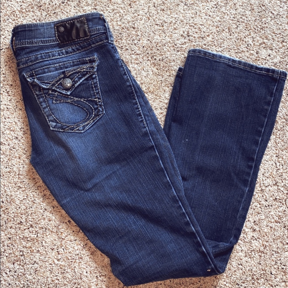 Silver Jeans Suki Bootcut Distressed Wash